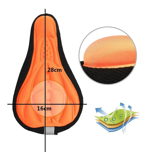 3D-Padded Breathable Bicycle Saddle Cover