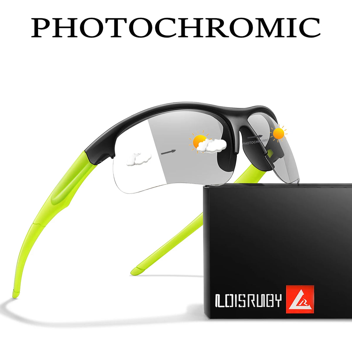 Photochromic Windproof Cycling Sunglasses