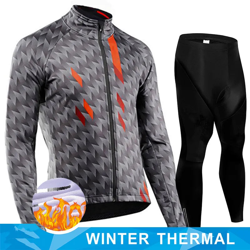 Thermal Fleece Cycling Long Sleeve Set