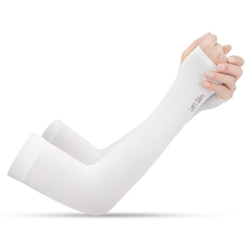 UV-Protective Cycling Arm Sleeves with Hand Covers