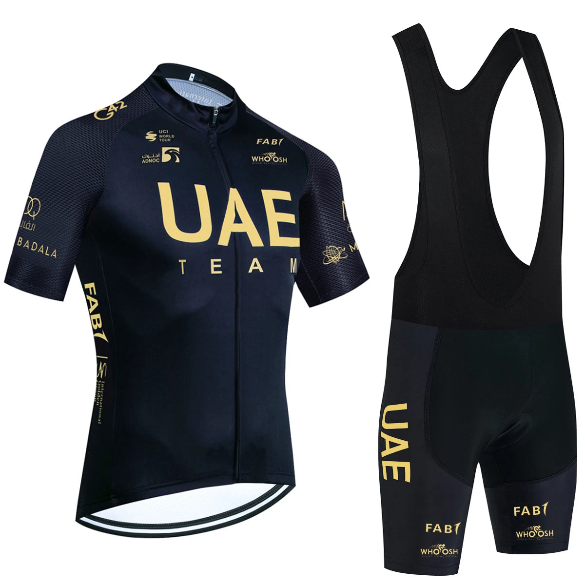 UAE Team-Inspired Cycling Jersey & Shorts Set