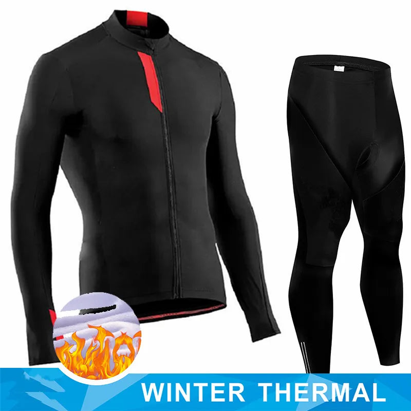Thermal Fleece Cycling Long Sleeve Set