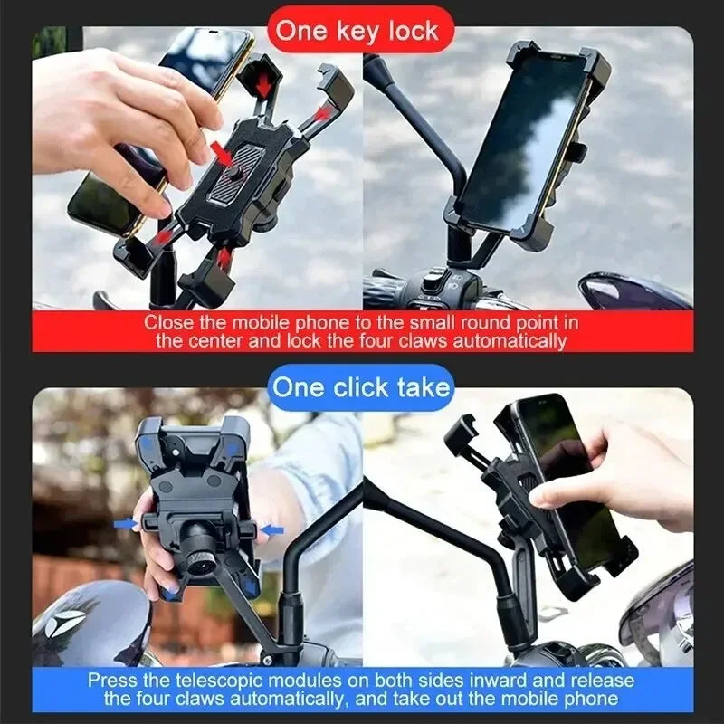 VIKEFON 360° Rotating Bicycle Phone Mount