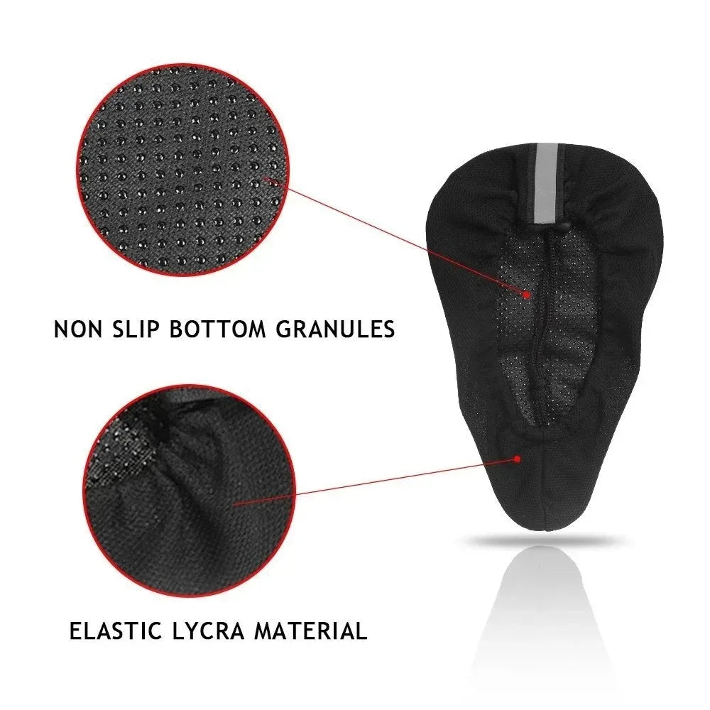 3D-Padded Breathable Bicycle Saddle Cover