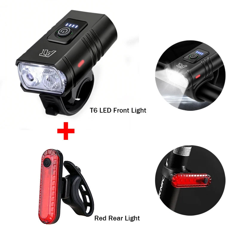 USB-C Rechargeable LED Bicycle Headlight