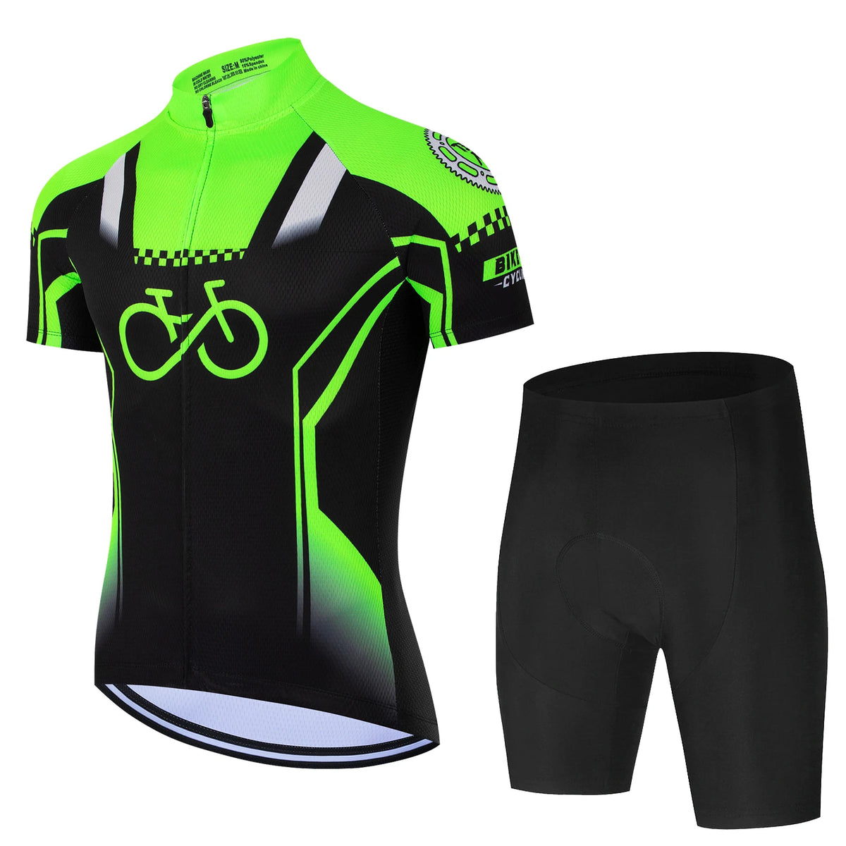 Pro Team-Inspired Cycling Jersey & Shorts Set