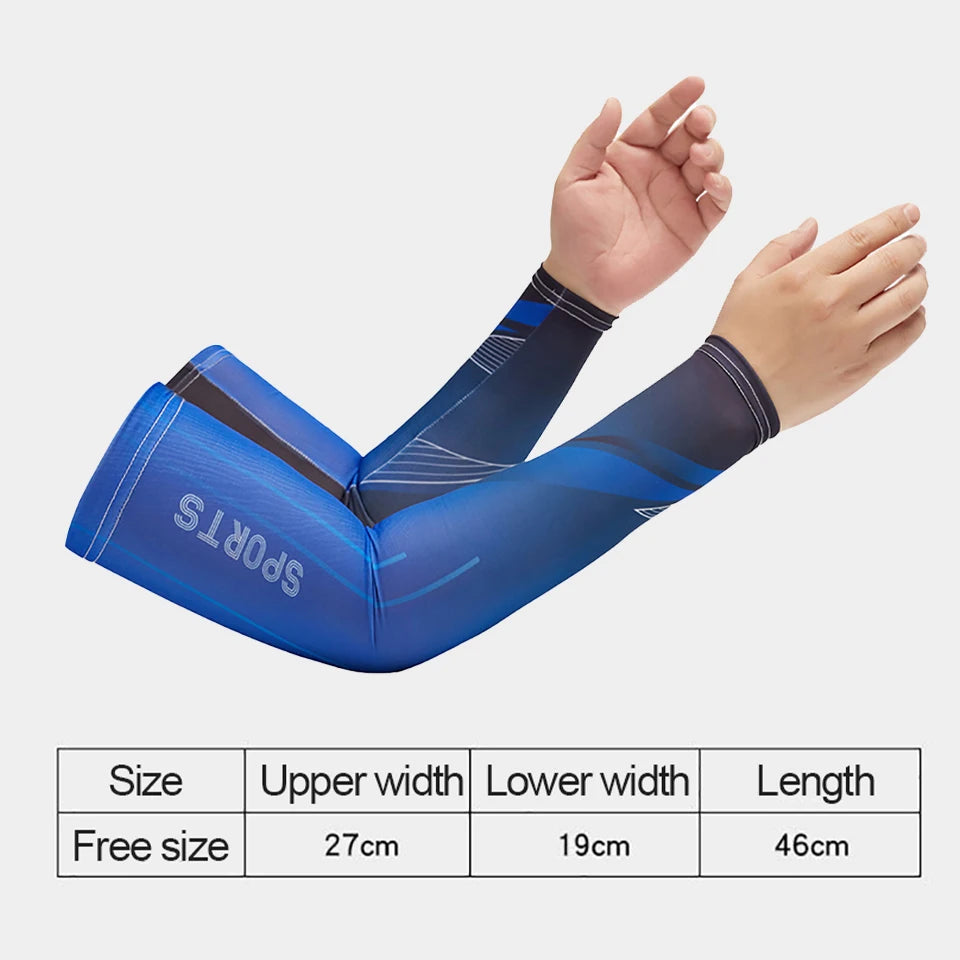 2-Piece Cooling Cycling Arm Sleeve & Bandana Set
