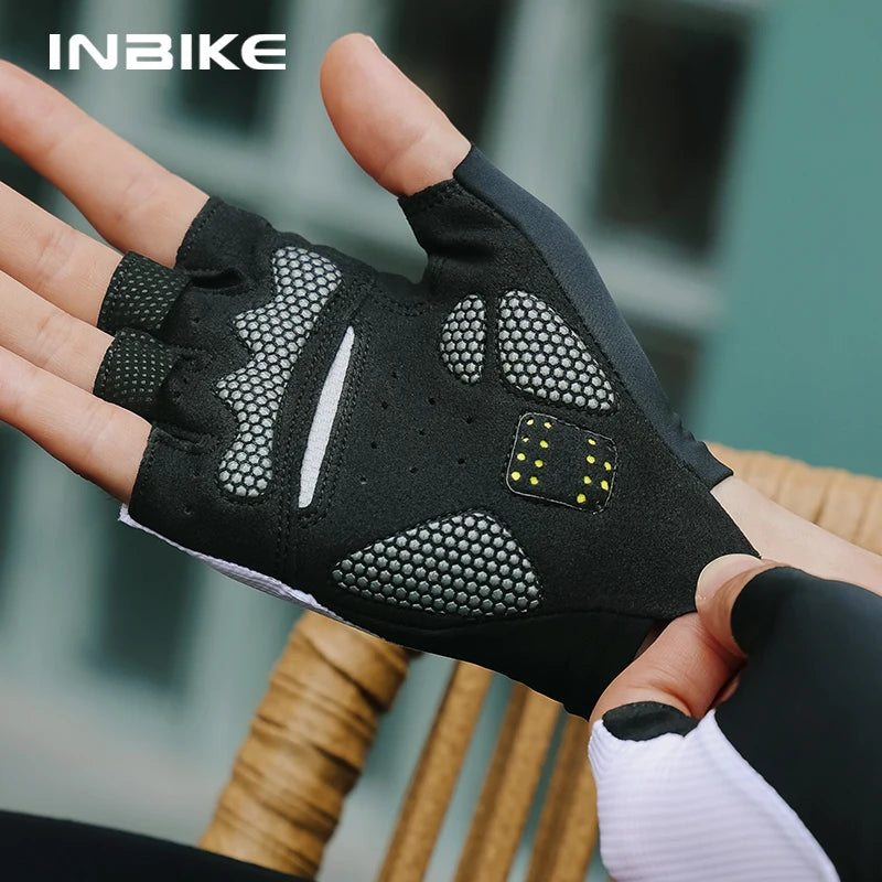 INBIKE Padded Half-Finger Cycling Gloves