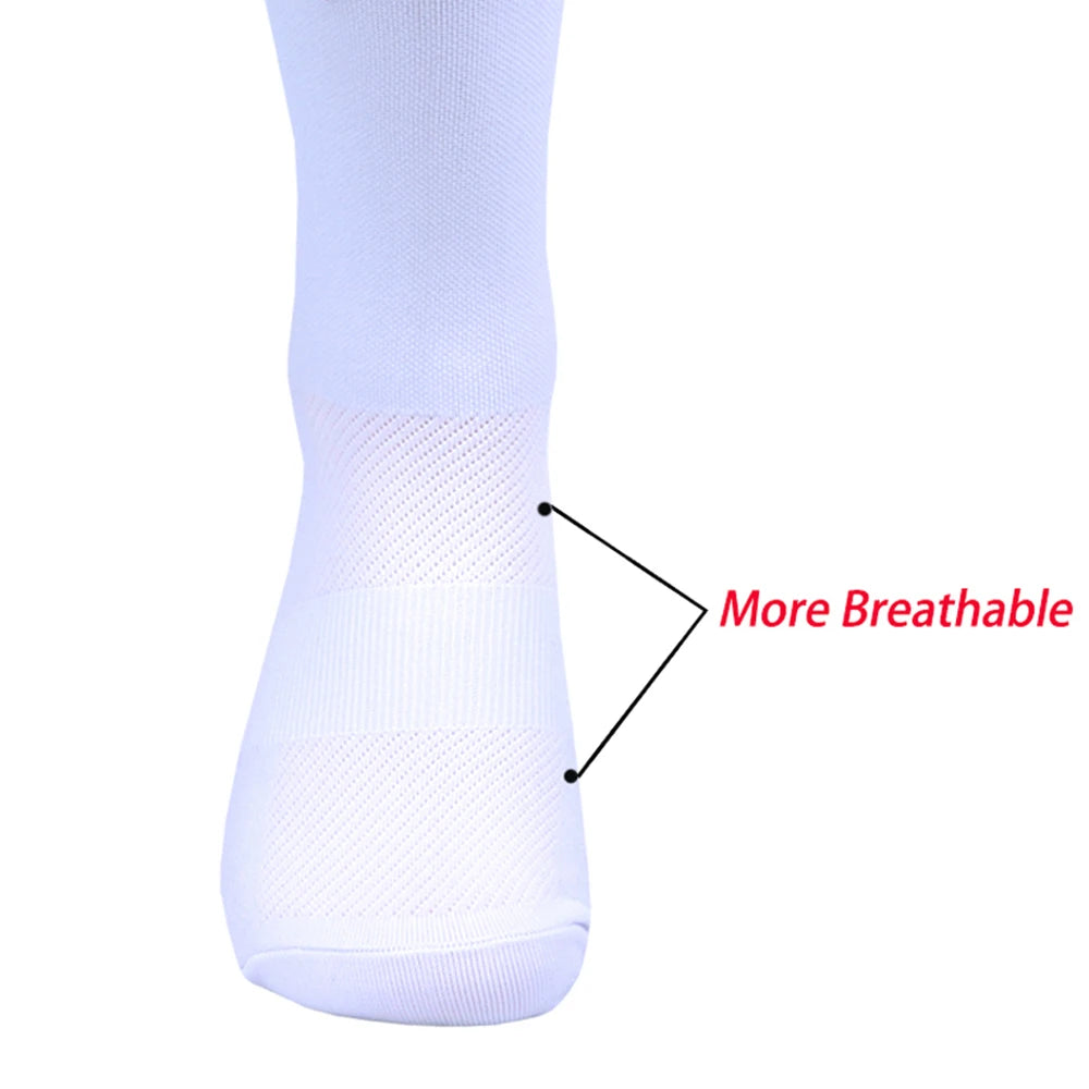 Pro Team-Inspired Breathable Mesh Cycling Socks