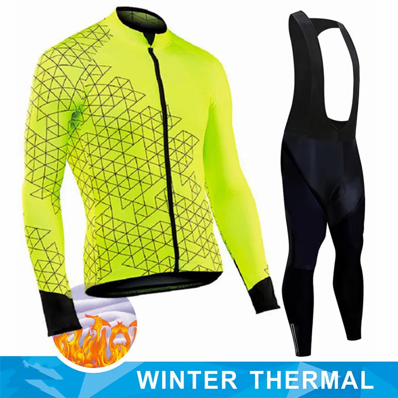 Thermal Fleece Cycling Long Sleeve Set