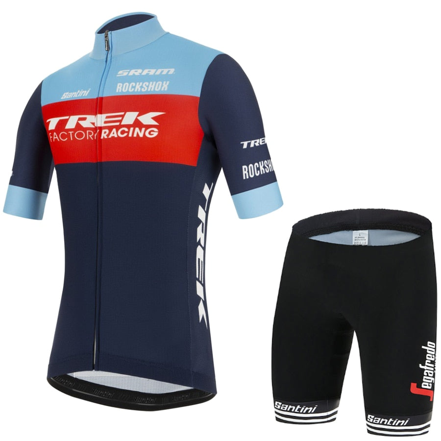 TREK Quick Dry Breathable Cycling Jersey Set