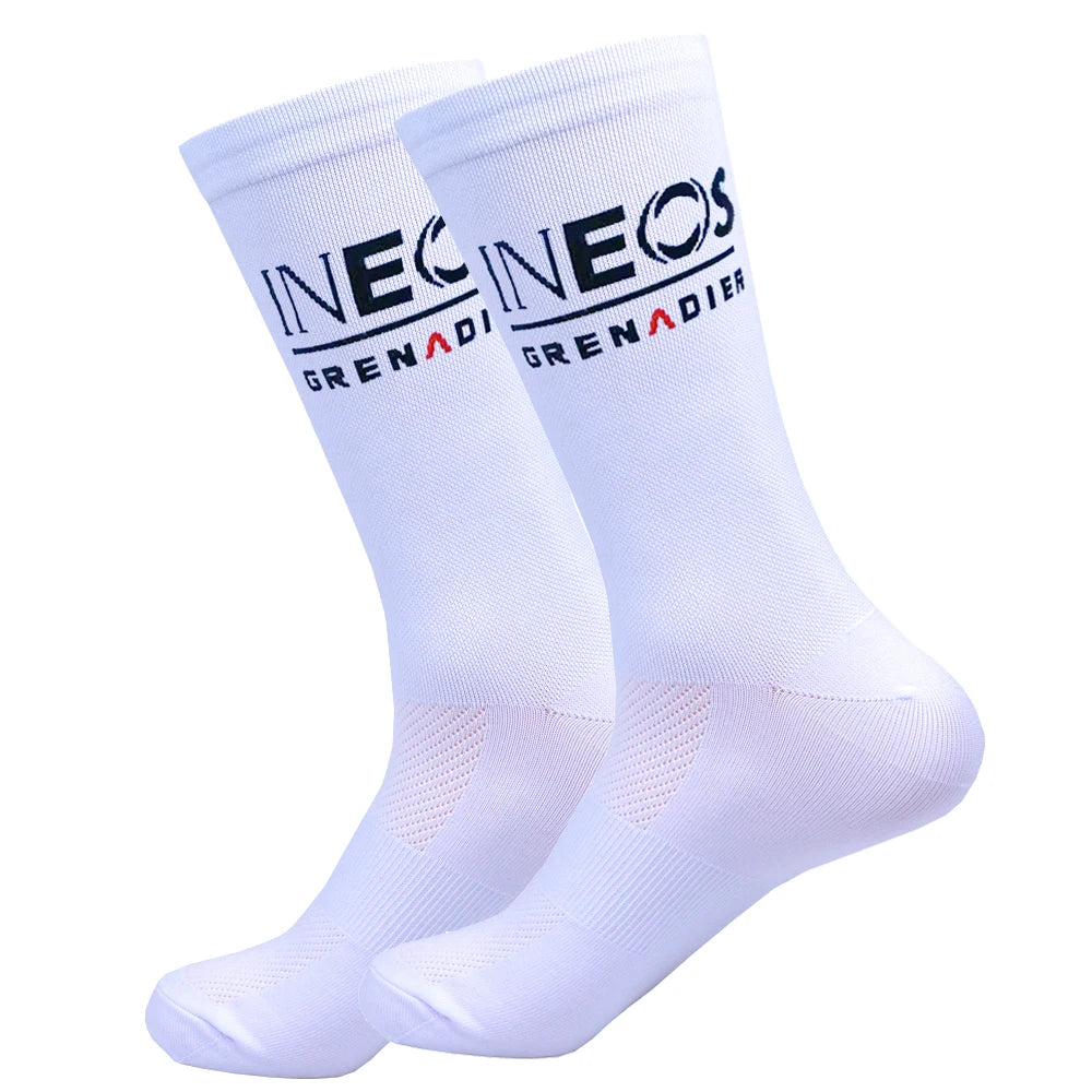 Pro Team-Inspired Breathable Mesh Cycling Socks