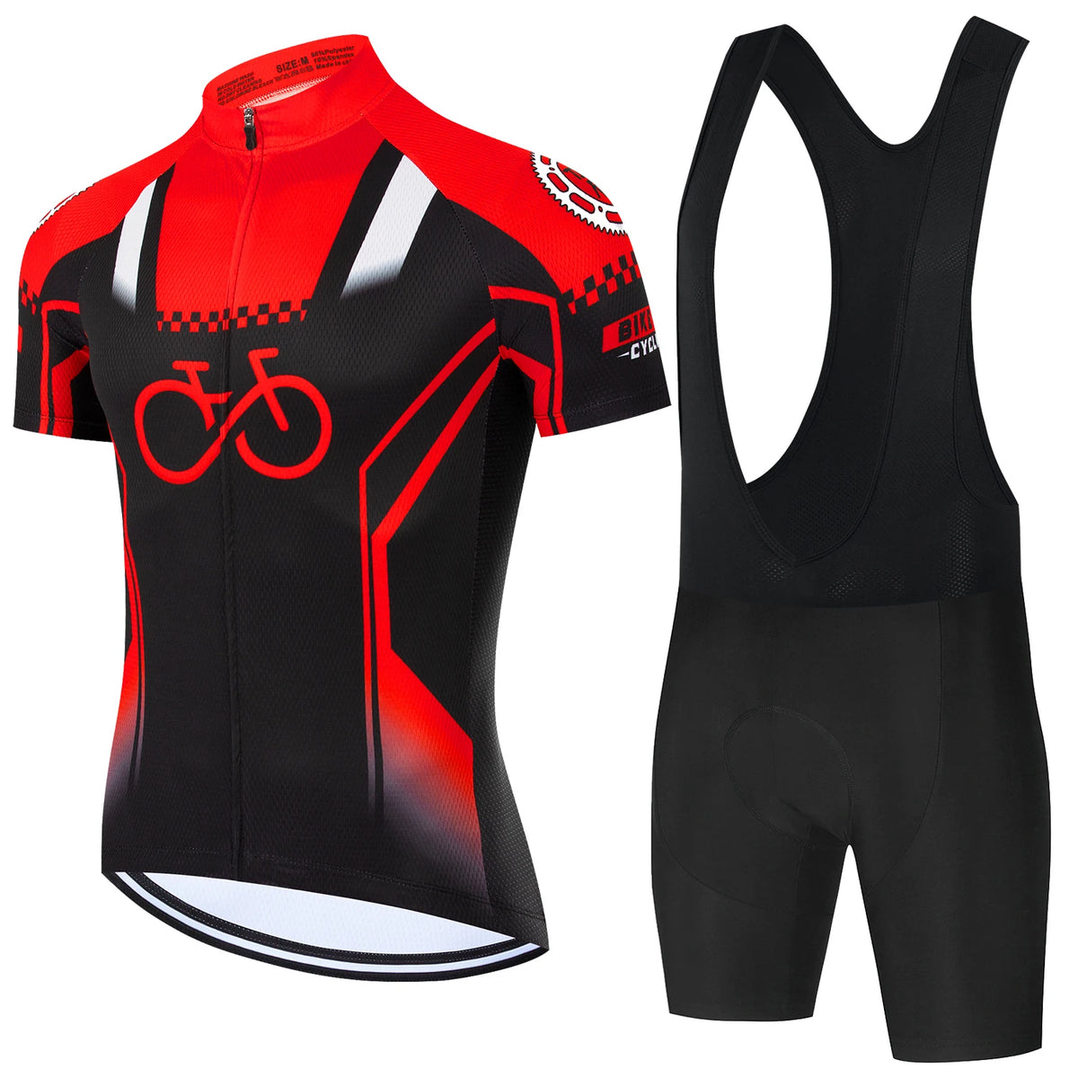 Pro Team-Inspired Cycling Jersey & Shorts Set
