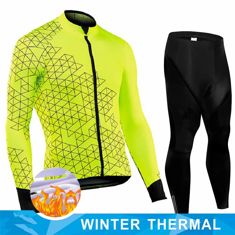 Thermal Fleece Cycling Long Sleeve Set
