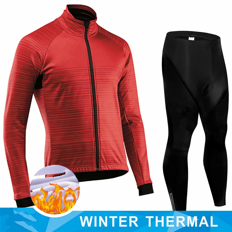 Thermal Fleece Cycling Long Sleeve Set