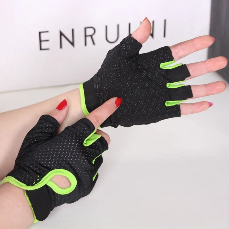 Breathable Anti-Slip Fingerless Cycling Gloves