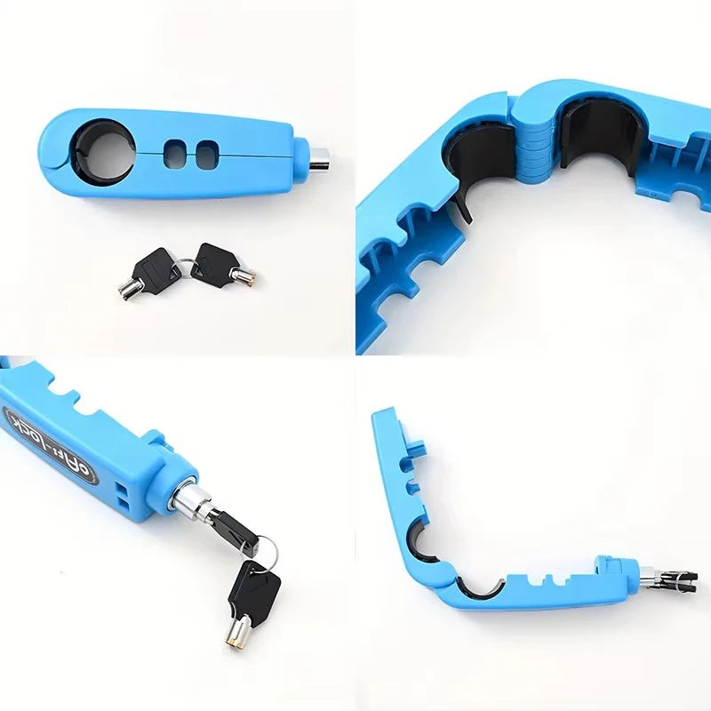 Adjustable Motorcycle Handlebar Anti-Theft Lock