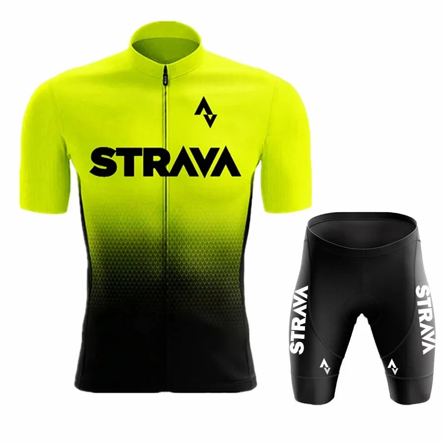 Men's Reflective Short-Sleeve Cycling Jersey