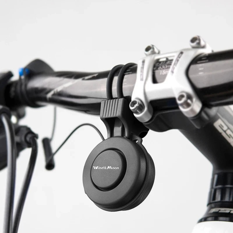 Bicycle Electric Bell USB Rechargeable Handlebar Horn 4 Modes Sound