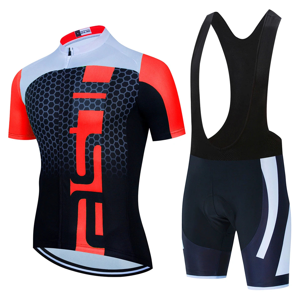 Men's Yellow & Black Summer Cycling Kit