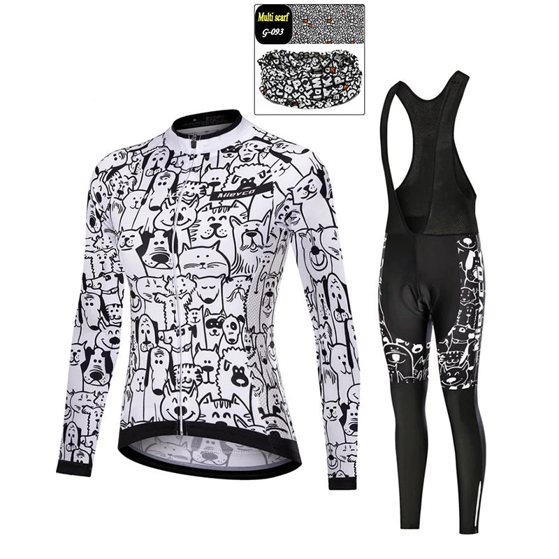 Women's Long-Sleeve Road & MTB Cycling Jersey