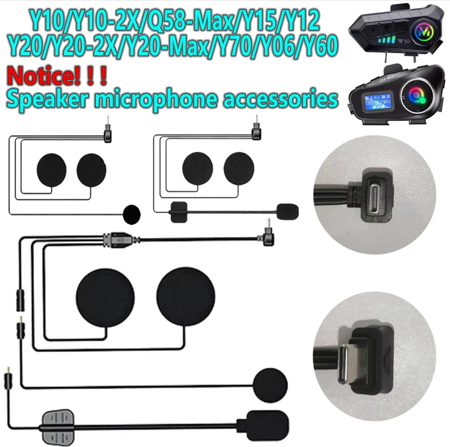 Universal Motorcycle Helmet Bluetooth Intercom