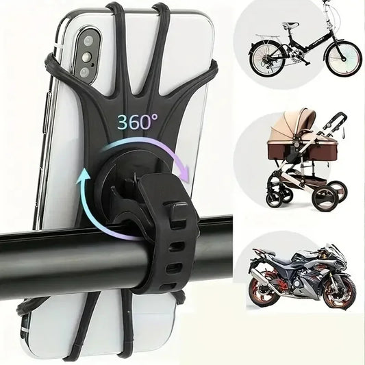 360° Silicone Bicycle Phone Mount