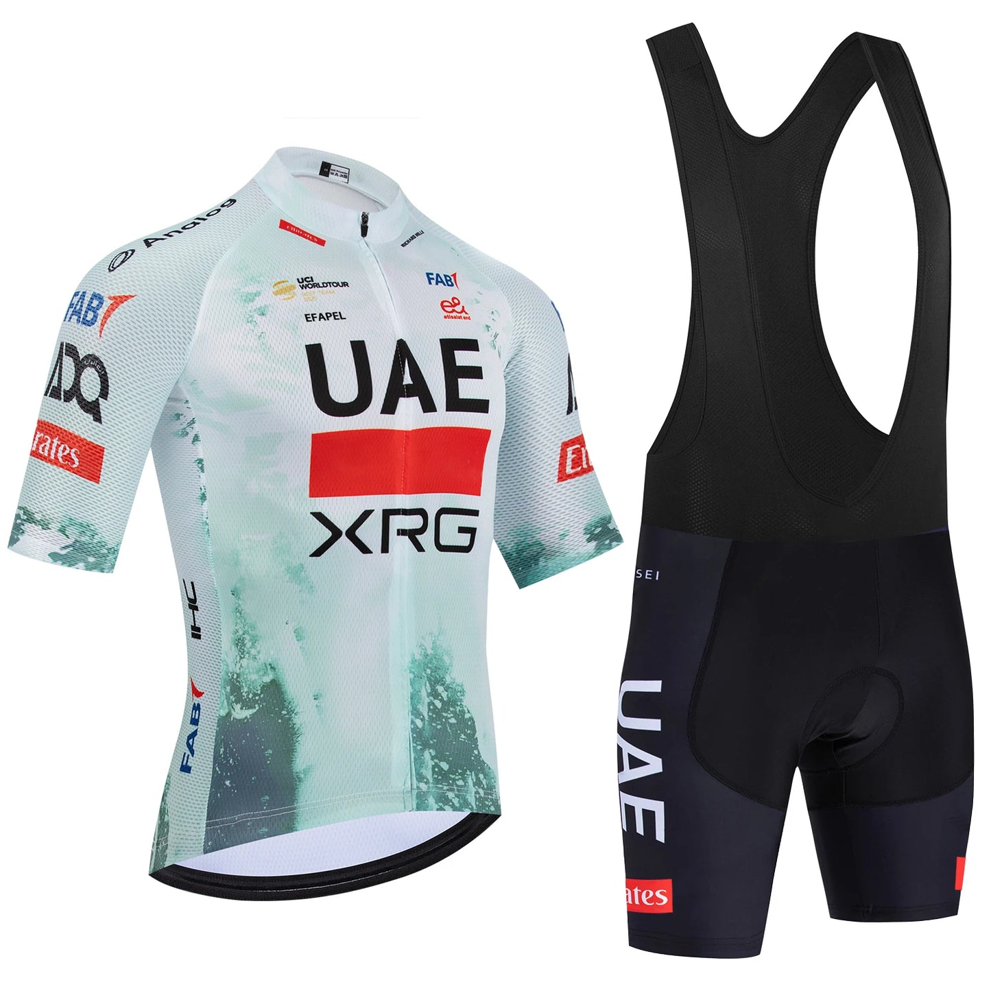 UAE Team-Inspired Cycling Jersey & Shorts Set
