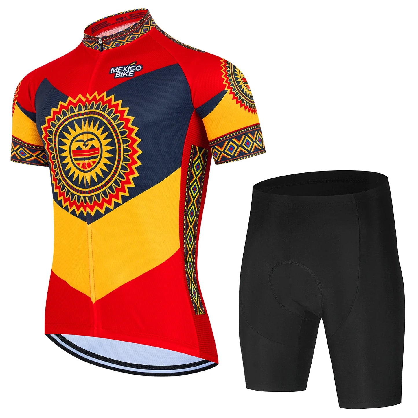 Pro Team-Inspired Cycling Jersey & Shorts Set