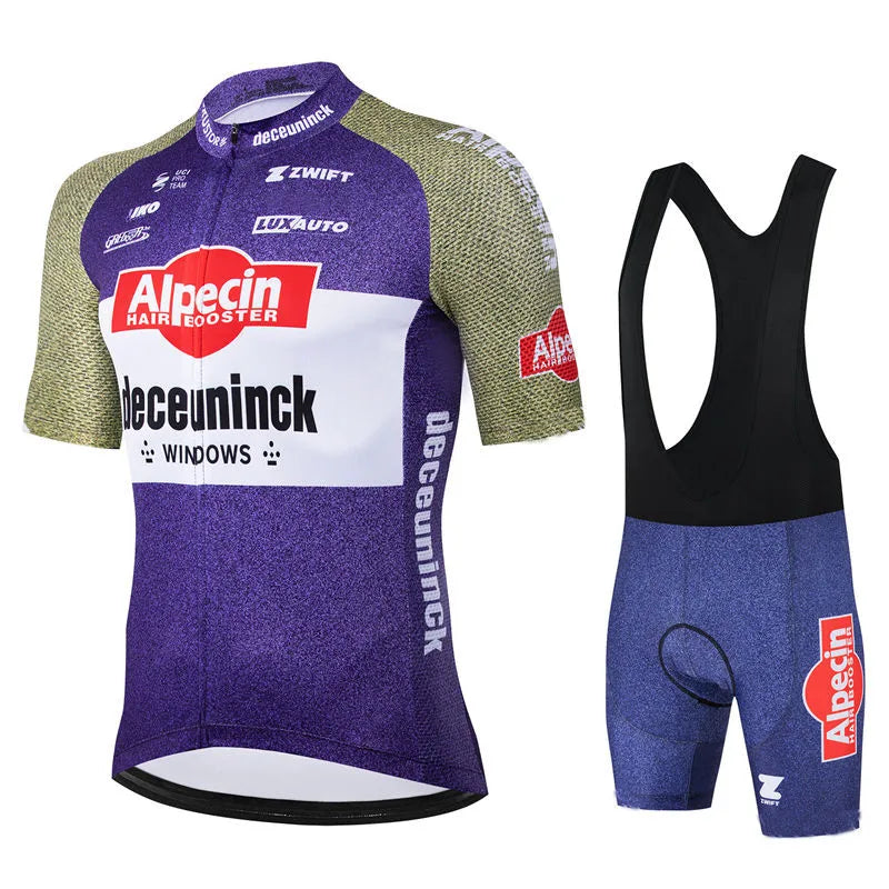 Alpecin Team-Inspired Men's Performance Cycling Kit