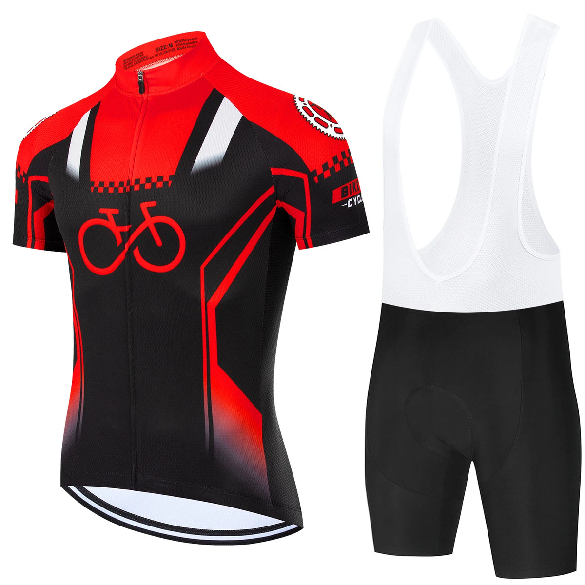 Pro Team-Inspired Cycling Jersey & Shorts Set