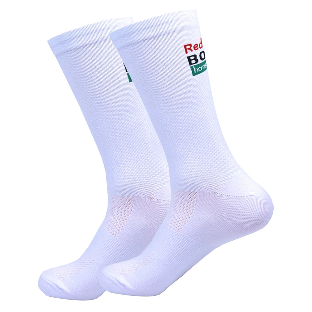 Pro Team-Inspired Breathable Mesh Cycling Socks