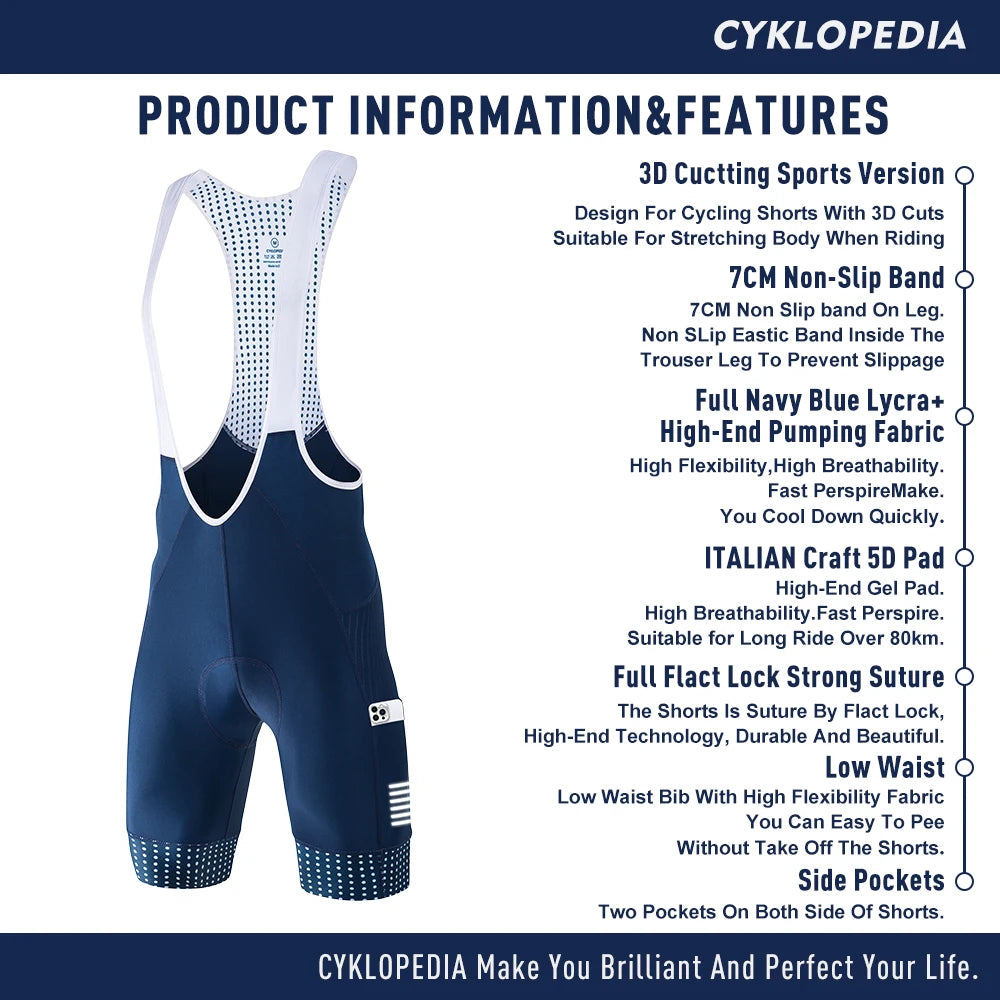 Cycling 5D Pad Bibs