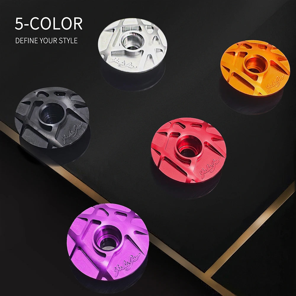Bicycle Headset Cap Cover CNC with Screw for 28.6mm Fork Head Tube
