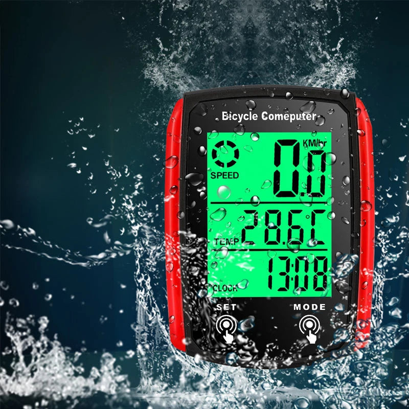 Wired LCD Bicycle Computer & Odometer