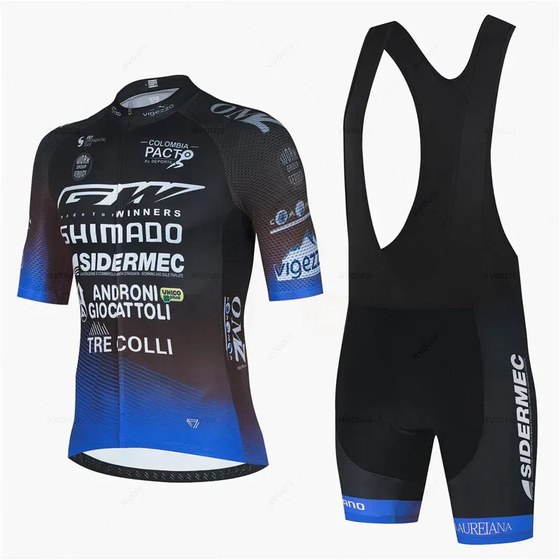 Men's 19D Padded Cycling Jersey & Bib Set