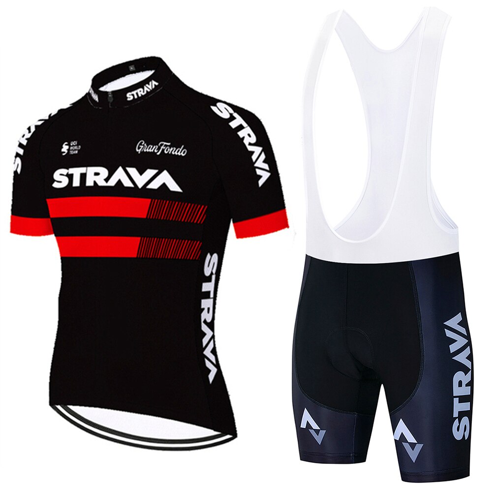 Strava Pro Team Bicycle Clothing Set