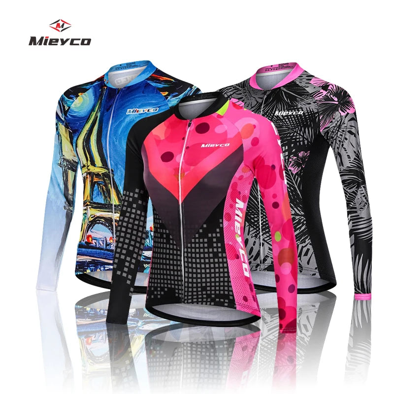 Women's Lightweight Long-Sleeve Cycling Jersey