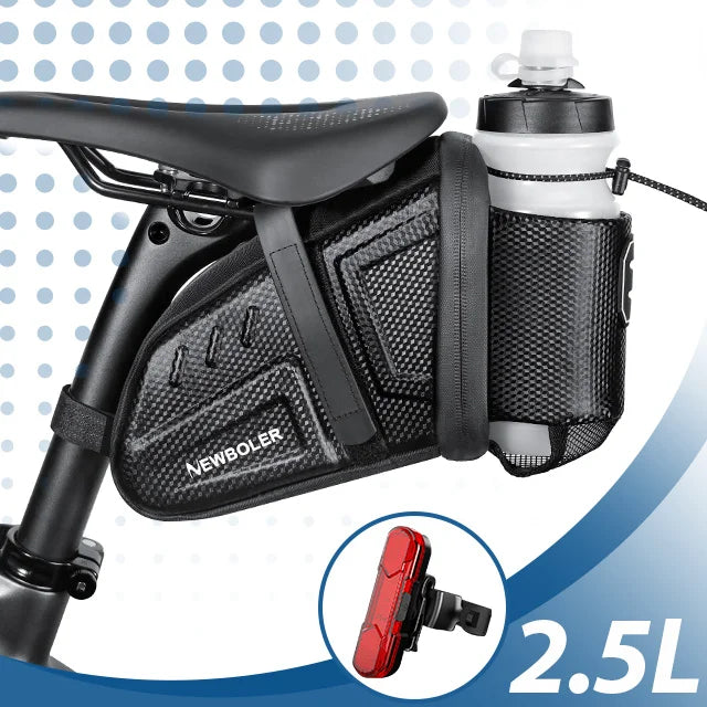 Waterproof Bicycle Saddle & Bottle Bag