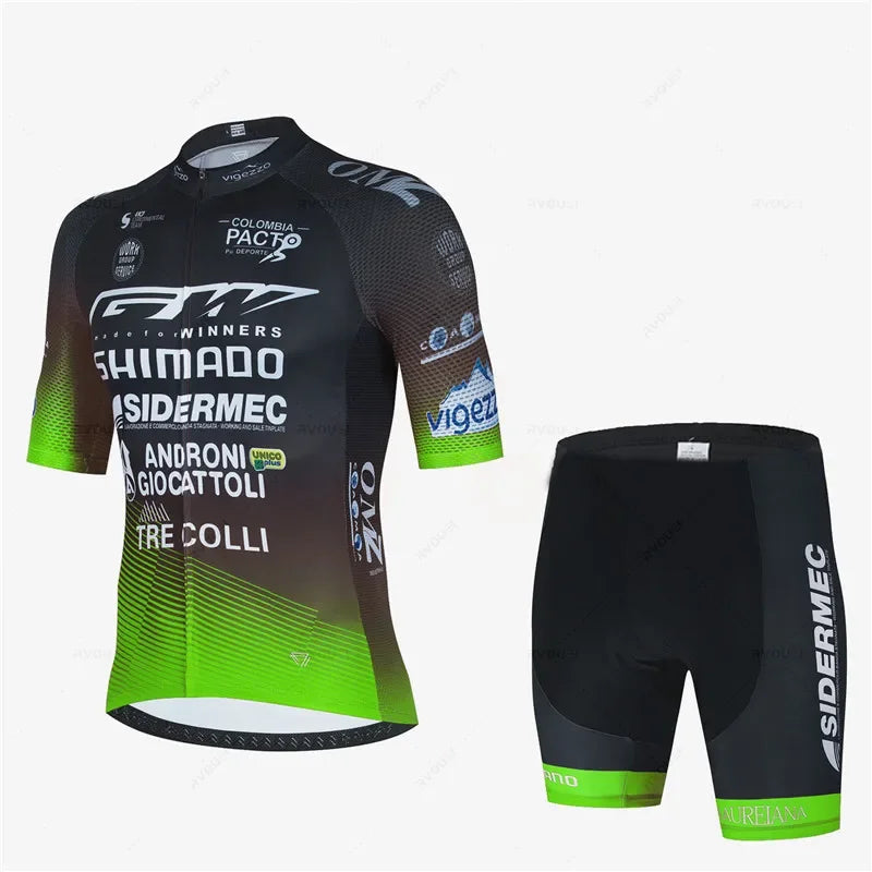 Men's 19D Padded Cycling Jersey & Bib Set