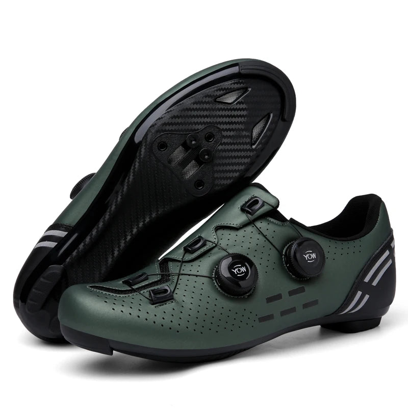 Carbon-Style MTB & Road SPD Cycling Shoes