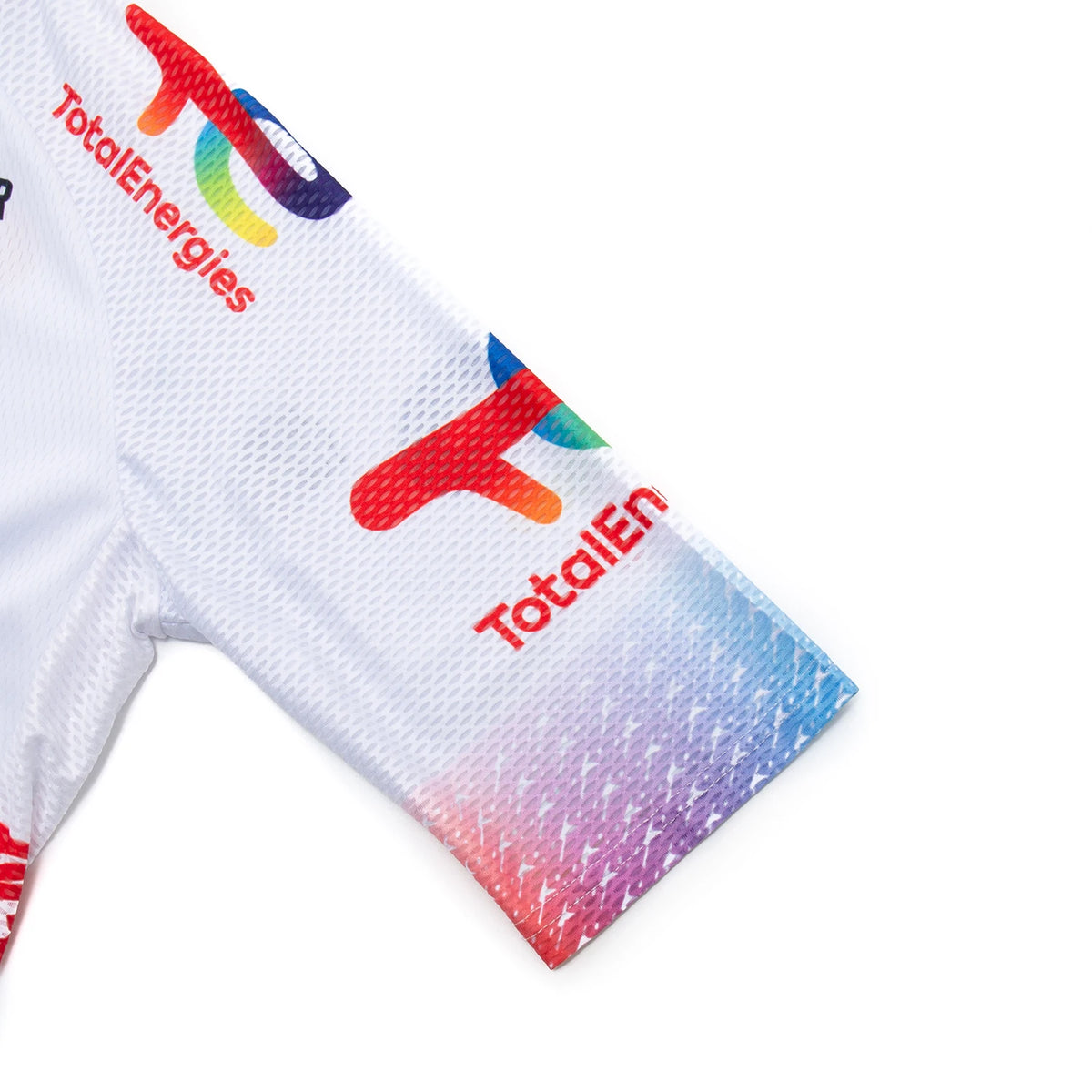 UAE Team-Inspired White Cycling Jersey & Shorts Set