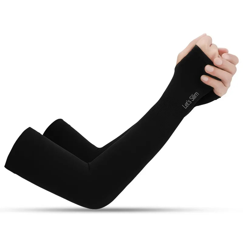 UV-Protective Cycling Arm Sleeves with Hand Covers