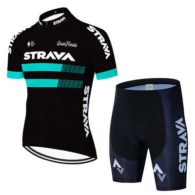 Strava Pro Team Bicycle Clothing Set