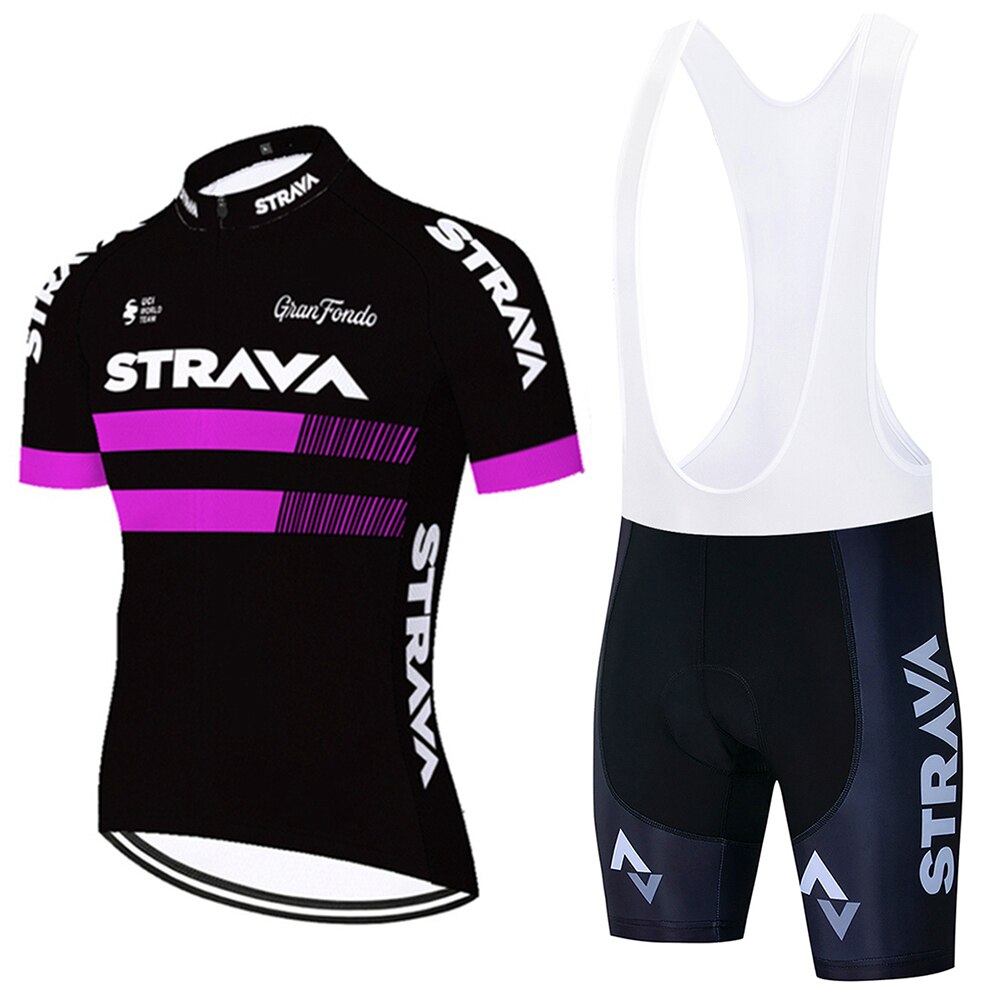 Strava Pro Team Bicycle Clothing Set