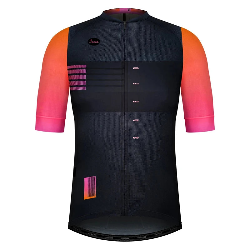 Men's UV-Protective Compression Cycling Jersey