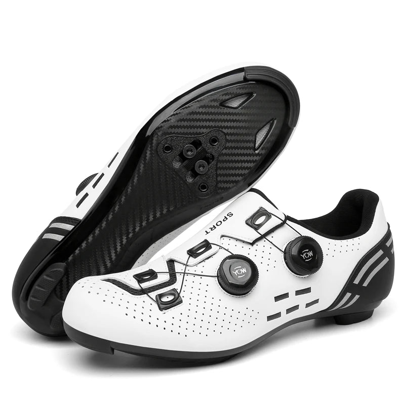 Carbon-Style MTB & Road SPD Cycling Shoes