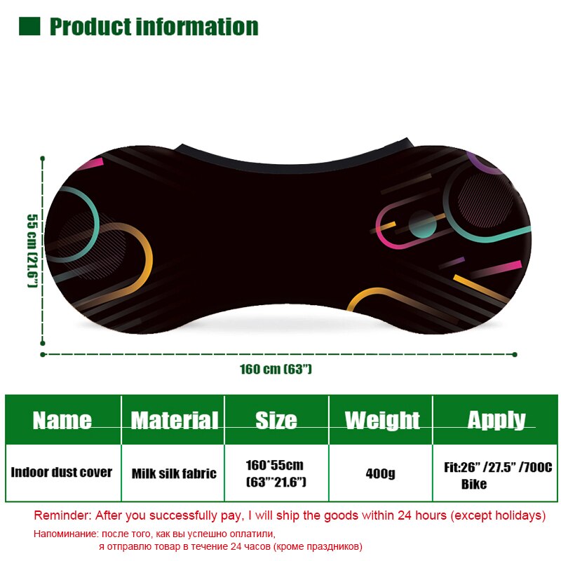 Bicycle Cover Indoor Portable Fabric Elastic Protection Dust Cover