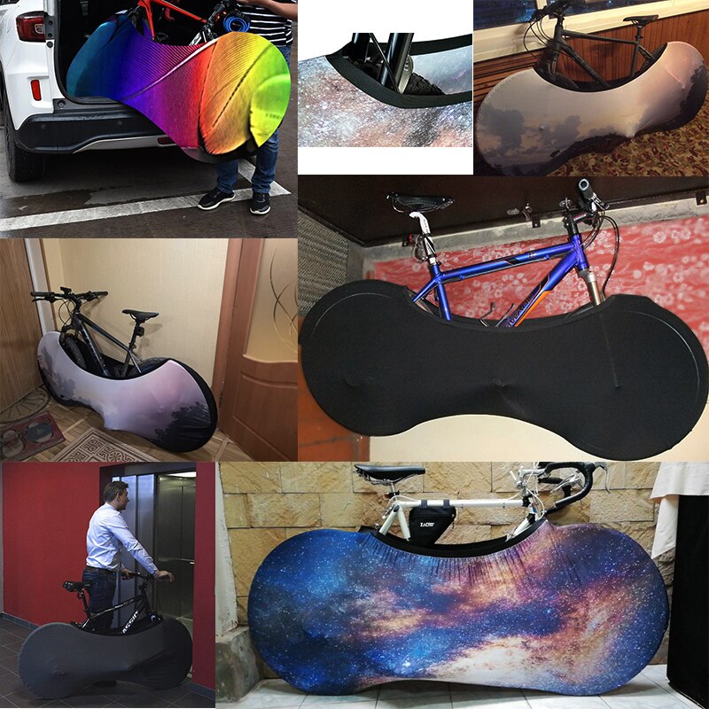 Bicycle Cover Indoor Portable Fabric Elastic Protection Dust Cover