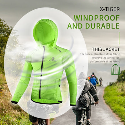 X-TIGER Waterproof Reflective Cycling Jacket